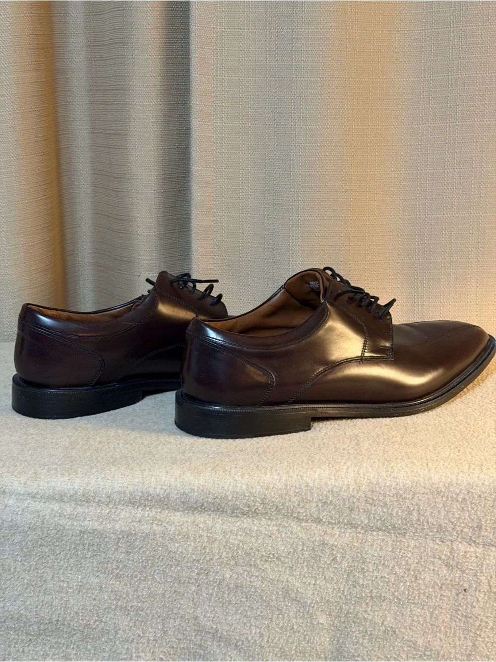 Rockport Men’s Dark Brown Leather Derby Shoes